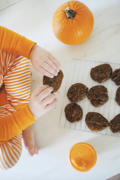 Healthy Pumpkin Chocolate Cookies