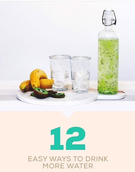 12 Easy Ways to Drink More Water